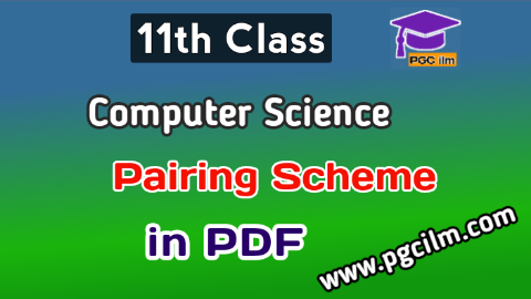 1st Year Computer Pairing Scheme 2024